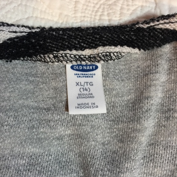 OLD NAVY | reverse weave striped top - Picture 5 of 6